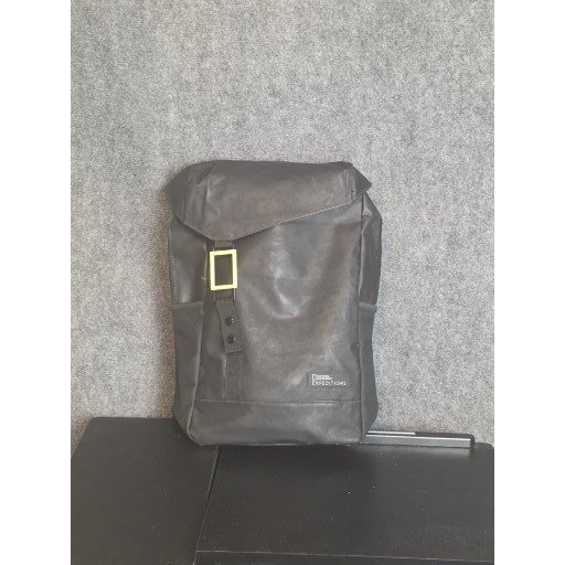 National Geographic Expedition Recycled Plastic Bottle Backpack Black Laptop Bag